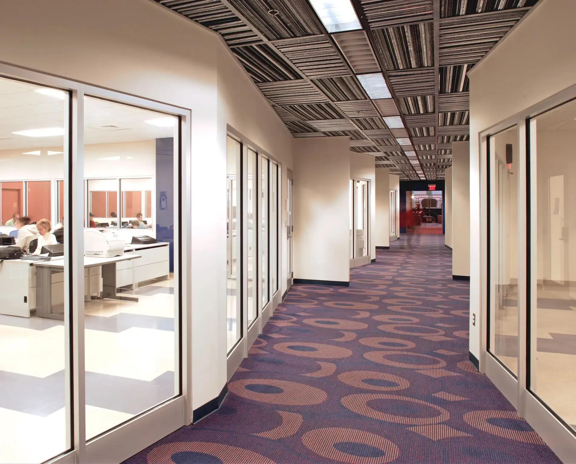 Russell Library & Information Technology Center: library interior