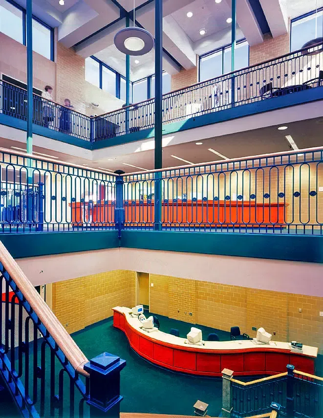 Bull Street Library: interior